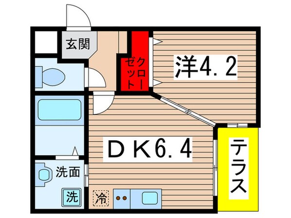 ハーミットパープルの物件間取画像